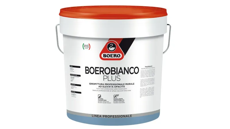 Boerobianco Plus, una idropittura traspirante murale di Boero